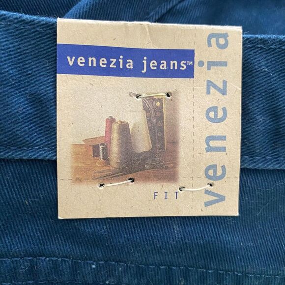 Venezia Jeans Pants Womens 24 Blue High Rise Straight Leg Classic Denim 90s Y2K - Picture 6 of 9